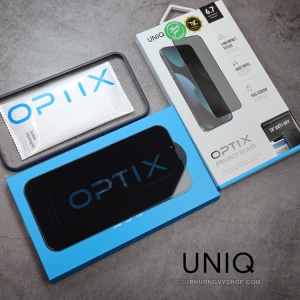 Dán cường lực iPhone 13 Promax - UniQ Privacy (chống nhìn trộm)